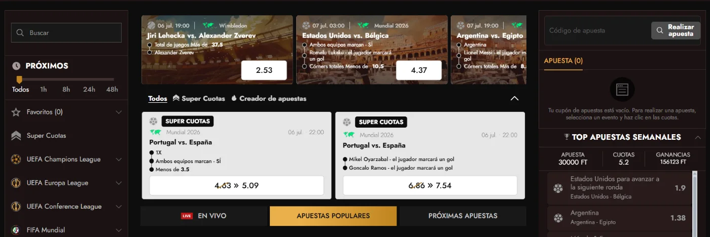 Apuestas deportivas